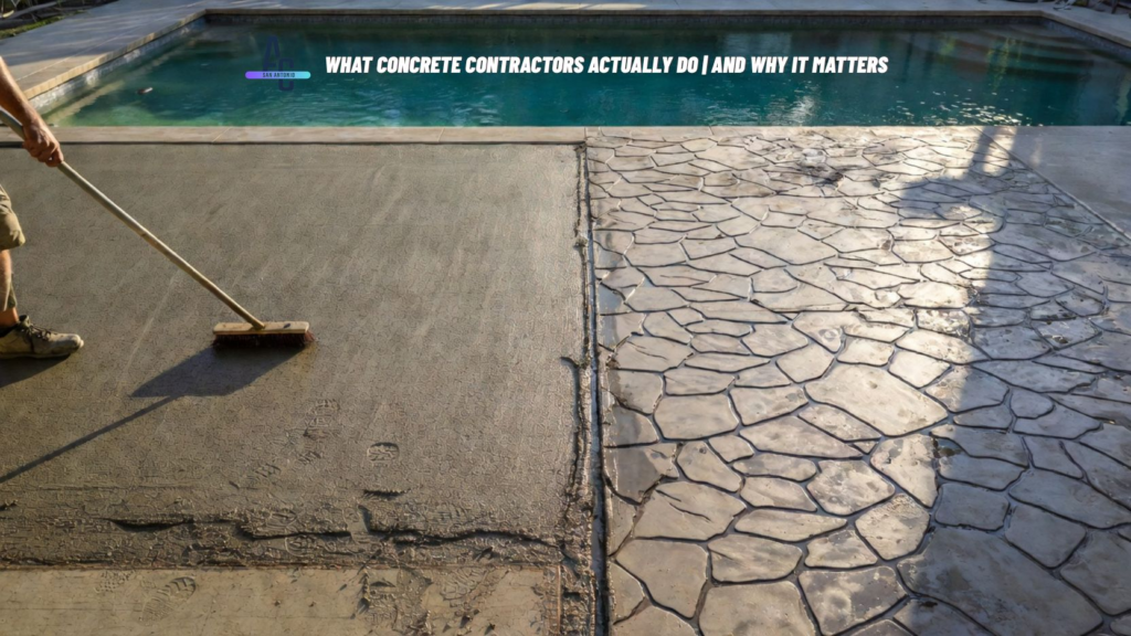 What Concrete Contractors Actually Do
