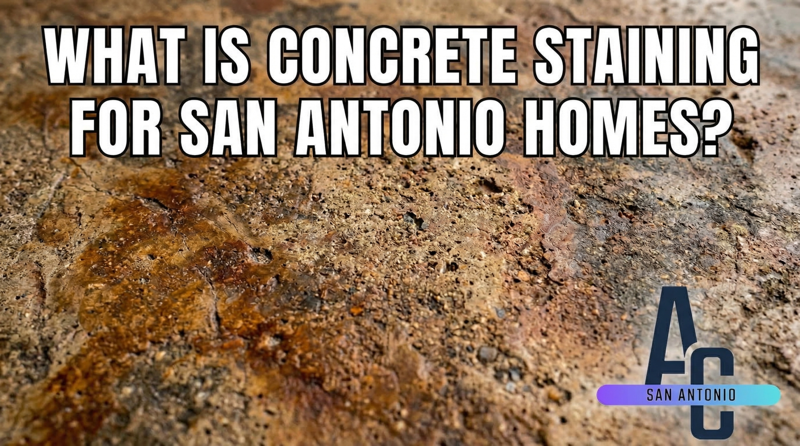 What Is Concrete Staining for San Antonio Homes