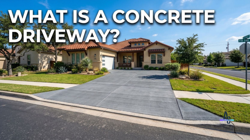 What Is A Concrete Driveway