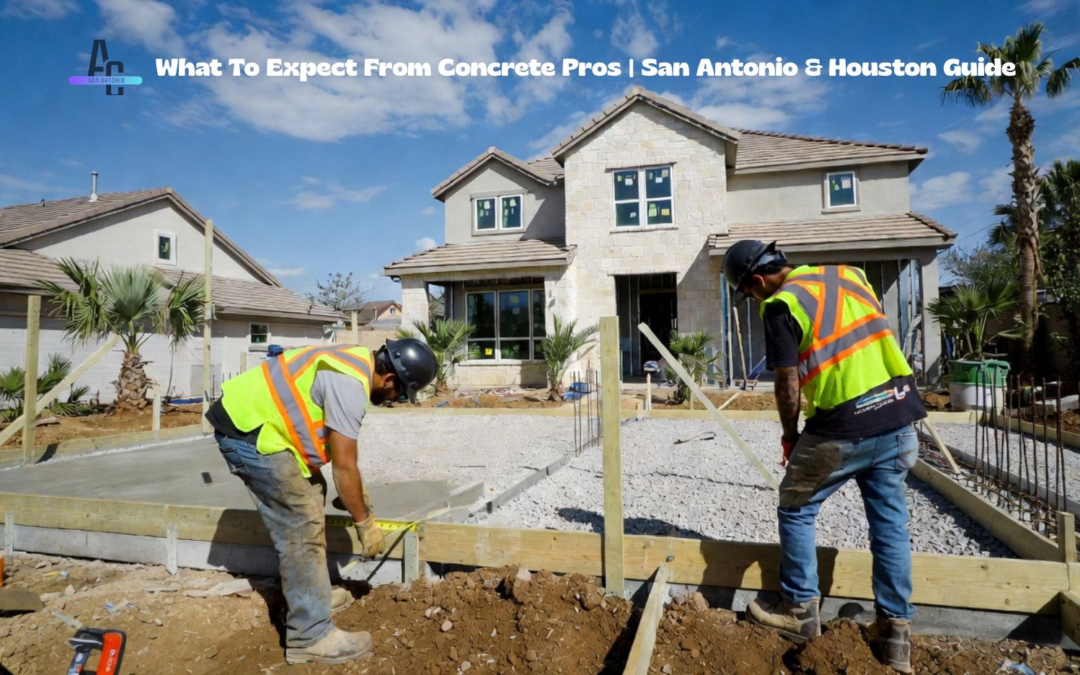 What To Expect From Concrete Pros | San Antonio & Houston Guide