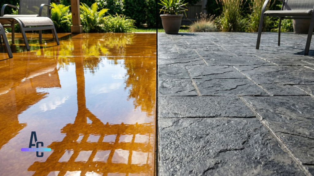 Stamped vs Stained Concrete: Which Lasts Longer