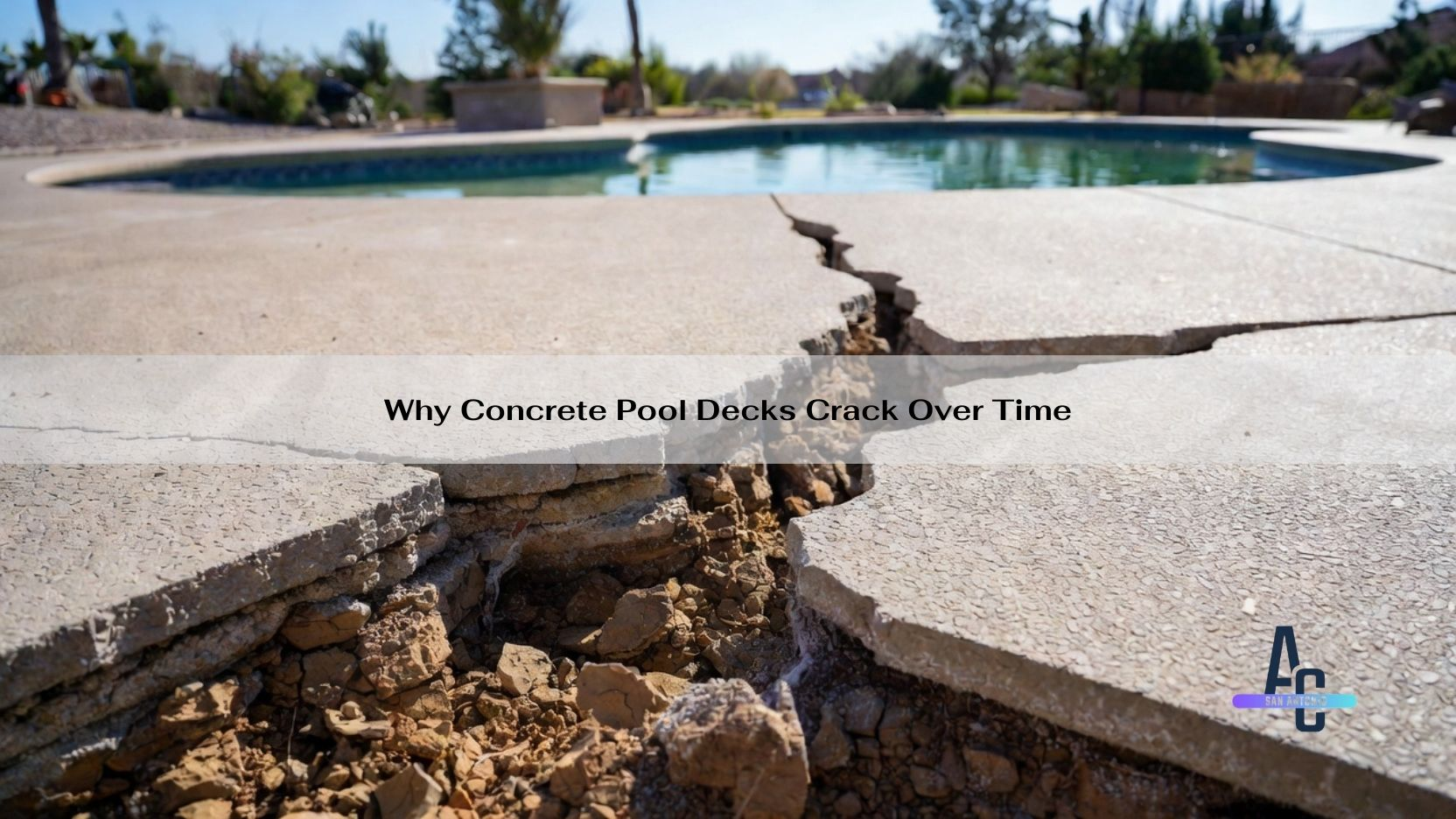 Why Concrete Pool Decks Crack Over Time