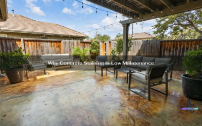 Why Concrete Staining Is Low Maintenance