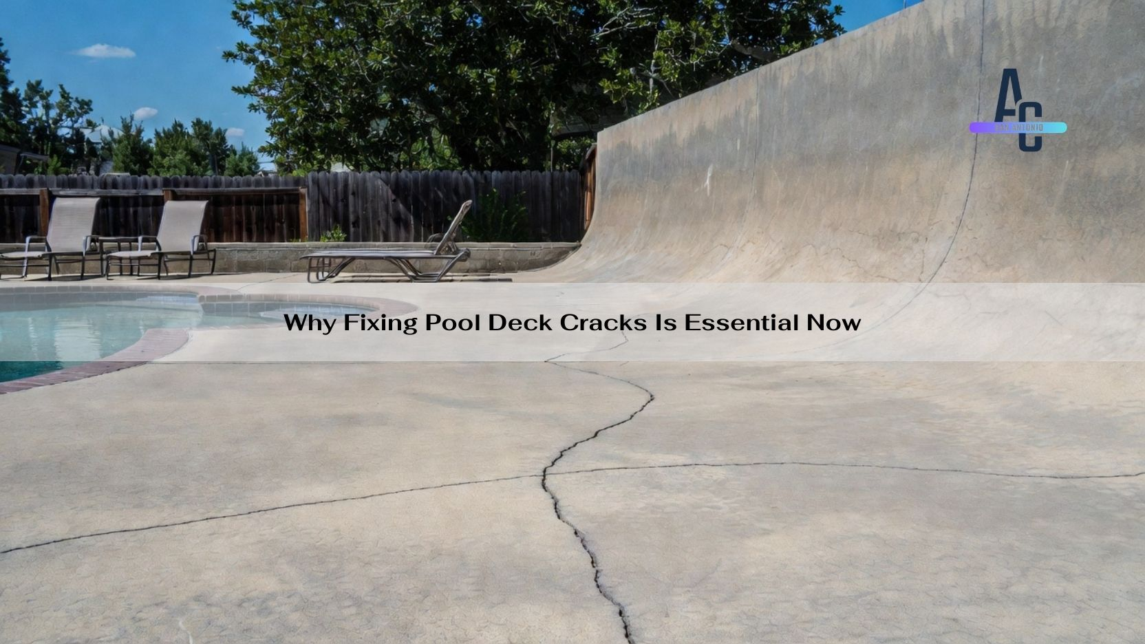 Why Fixing Pool Deck Cracks Is Essential Now