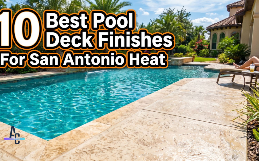 10 Best Pool Deck Finishes For San Antonio Heat