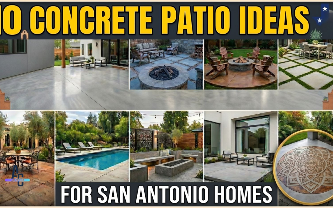 10 Concrete Patio Ideas For San Antonio Homes