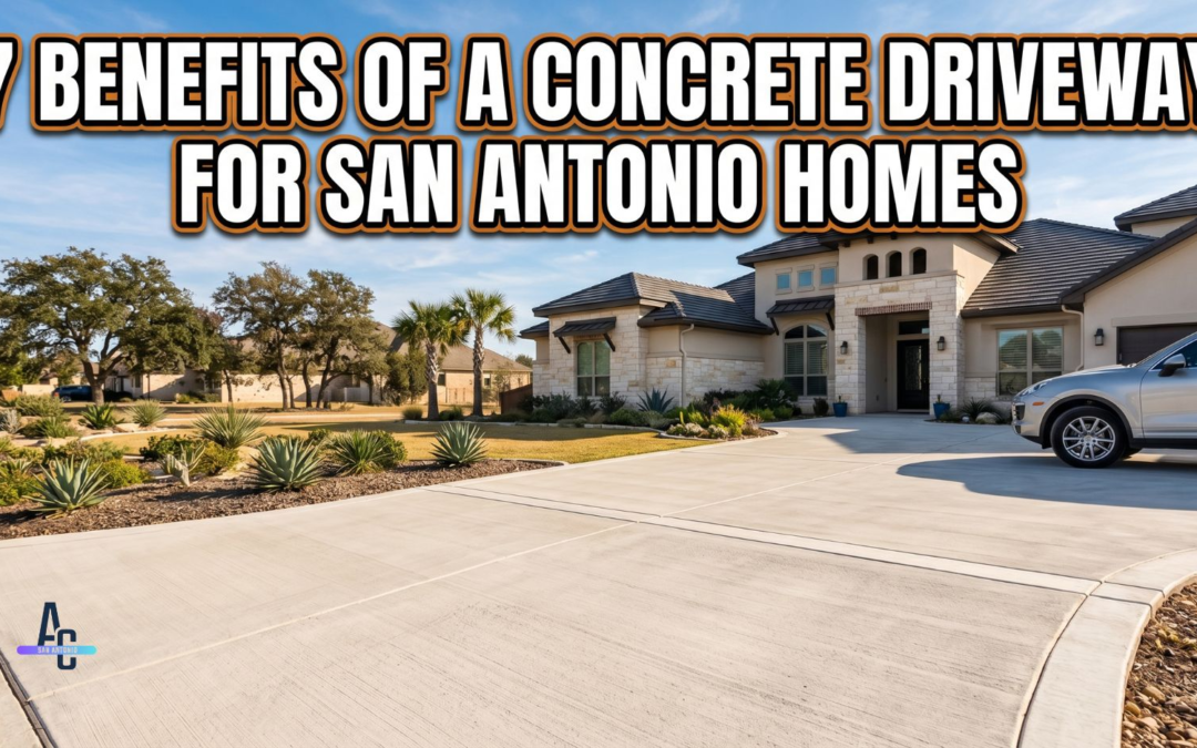 7 Benefits Of A Concrete Driveway For San Antonio Homes