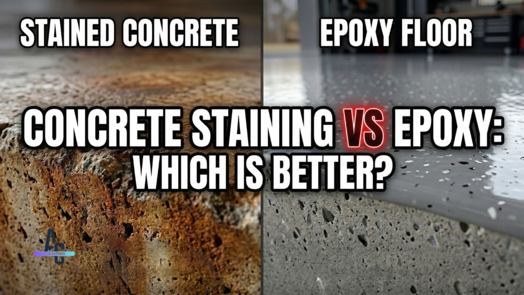 Concrete Staining vs Epoxy Which Is Better