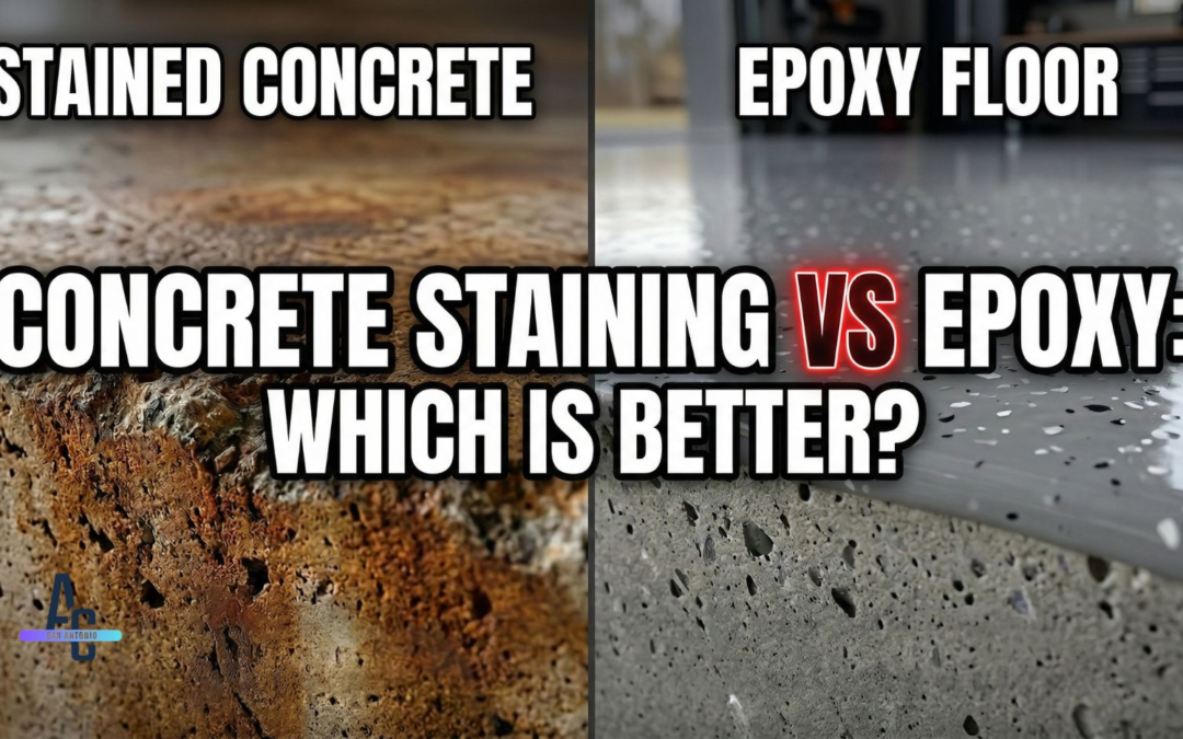Concrete Staining VS Epoxy Which Is Better?