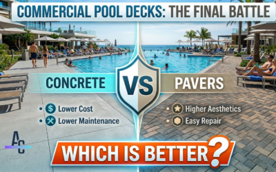 Concrete VS Pavers For Commercial Pool Decks: Which Is Better?