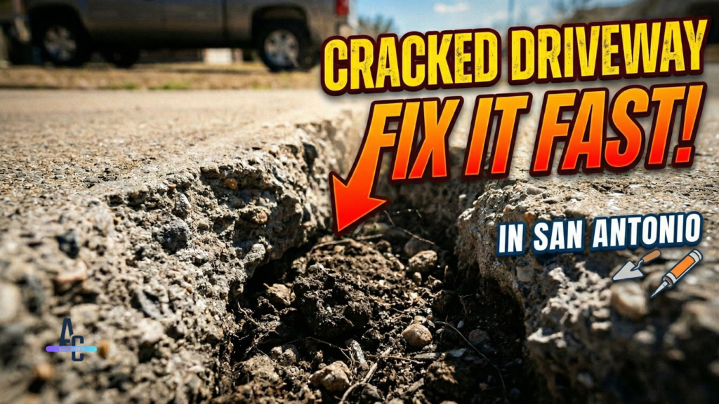Cracked Driveway Fix It Fast in San Antonio