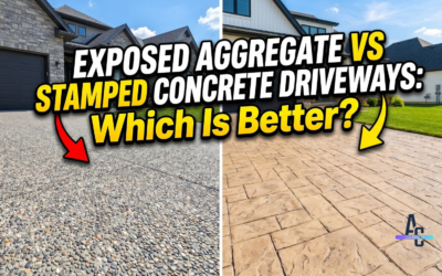 Exposed Aggregate VS Stamped Concrete Driveways: Which Is Better?