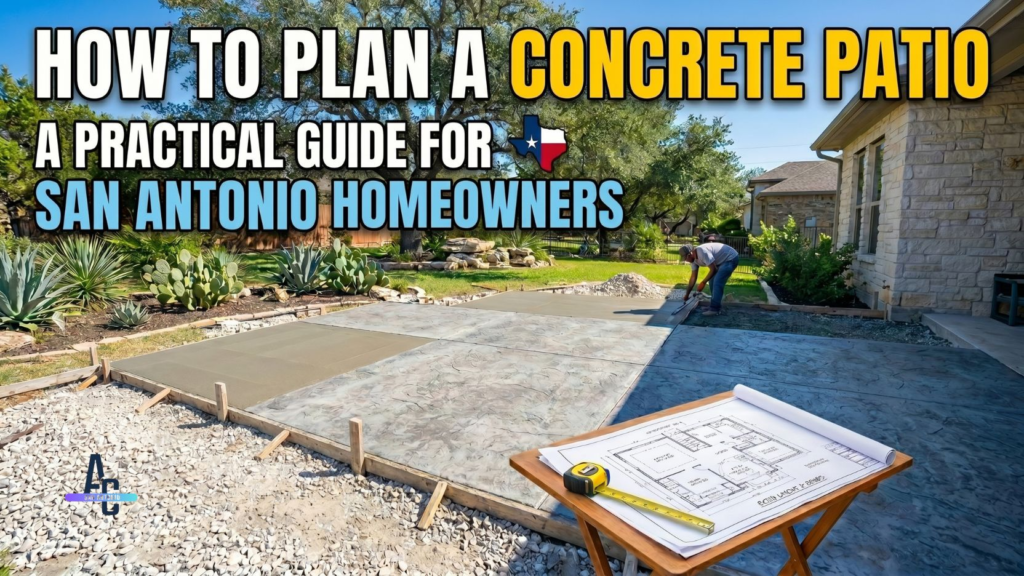 How To Plan a Concrete Patio
