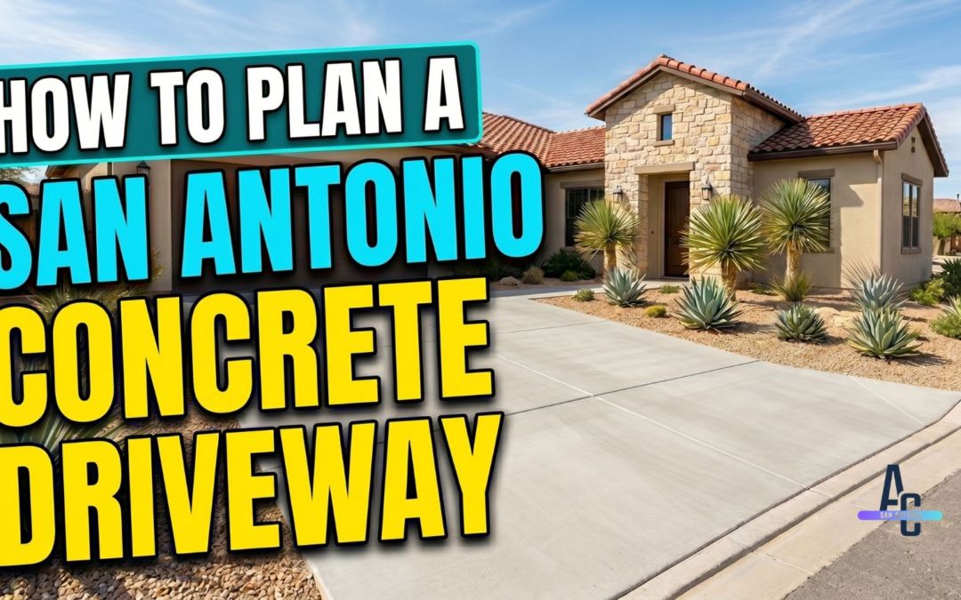 How To Plan A San Antonio Concrete Driveway