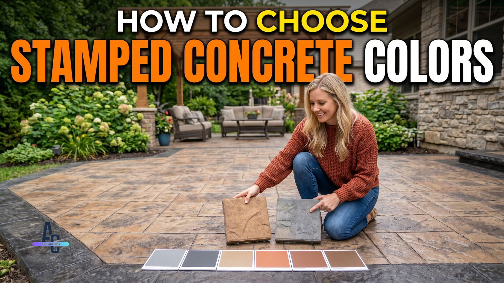 How to Choose Stamped Concrete Colors