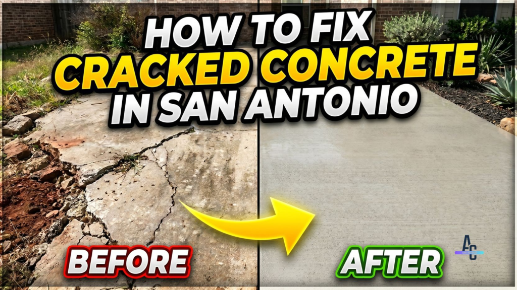 How to Fix Cracked Concrete in San Antonio
