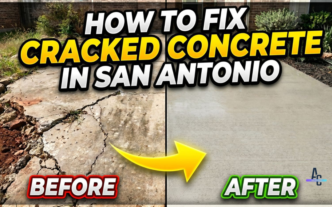 How To Fix Cracked Concrete In San Antonio