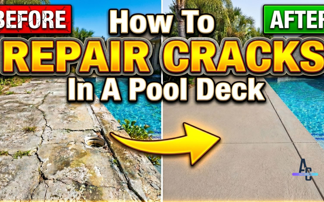 How To Repair Cracks In A Pool Deck
