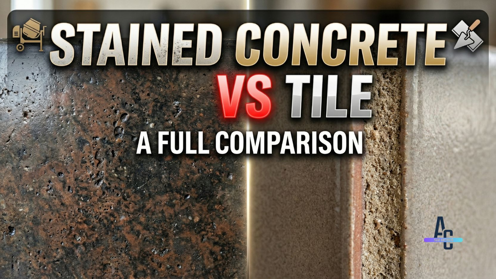 Stained Concrete vs Tile A Full Comparison