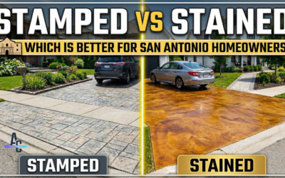 Stamped VS Stained Concrete Driveways: Which Is Better For San Antonio Homeowners?