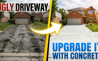 Ugly Driveway Upgrade It With Concrete