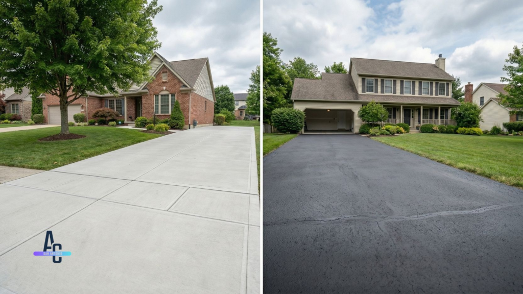 Concrete vs Asphalt Driveways