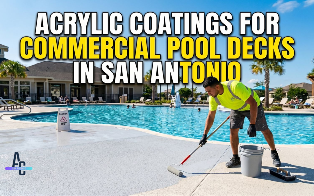 Acrylic Coatings For Commercial Pool Decks In San Antonio