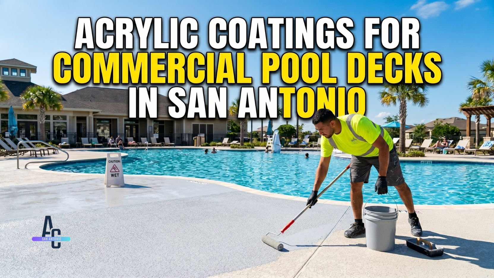 Acrylic Coatings For Commercial Pool Decks In San Antonio