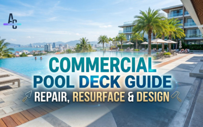 Commercial Pool Deck Guide: Repair Resurface & Design