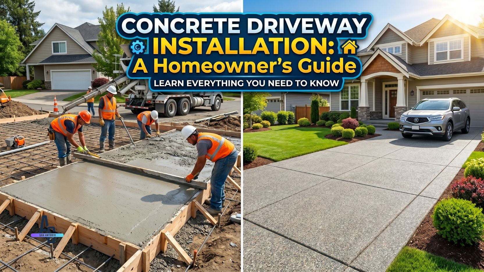 Concrete Driveway Installation: A Homeowner’s Guide