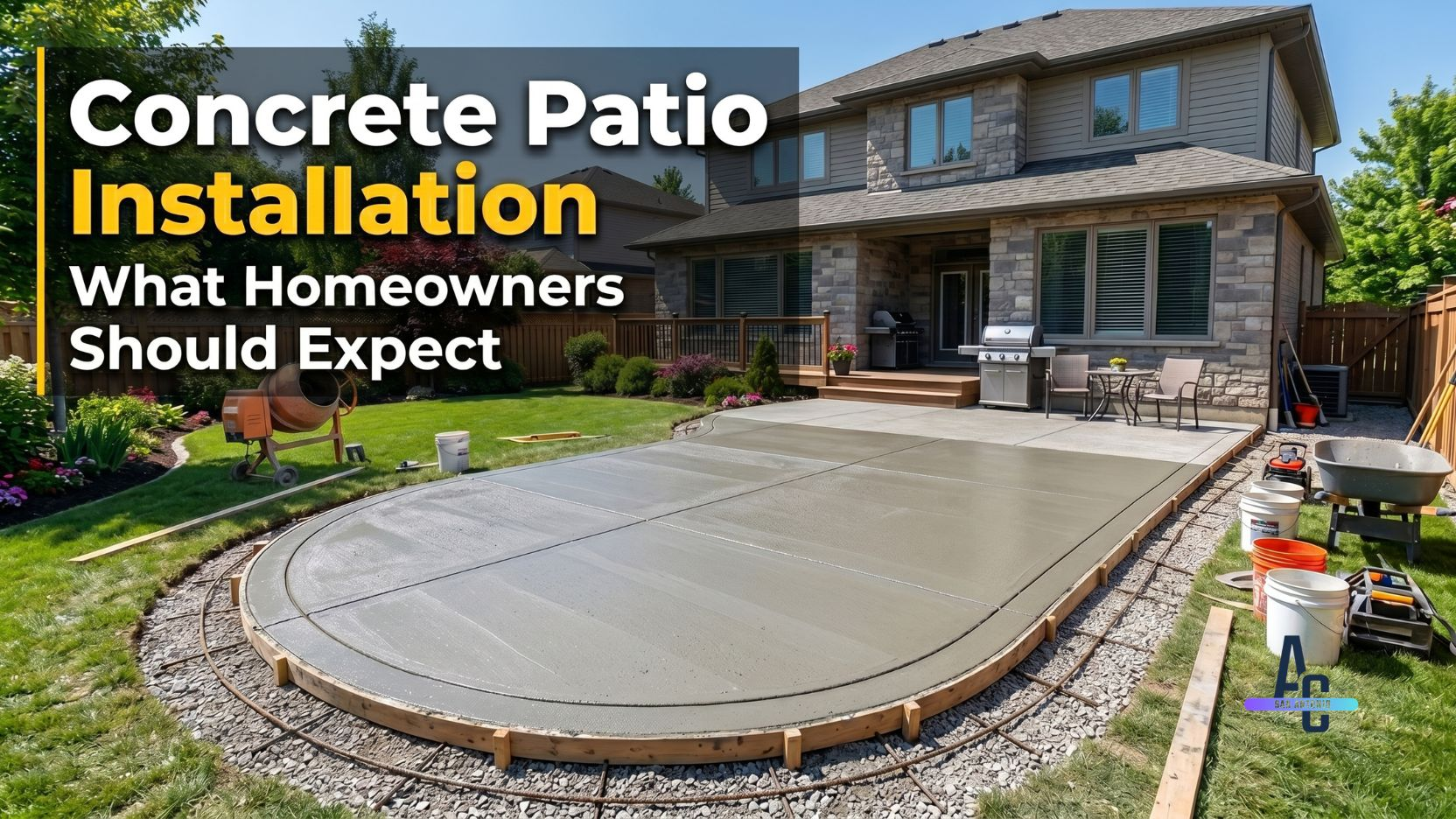 Concrete Patio Installation What Homeowners Should Expect