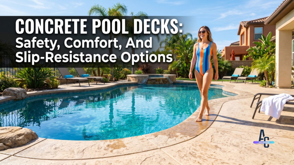 Concrete Pool Deck Safety Comfort & Slip Resistance