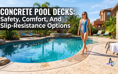 Concrete Pool Decks | Safety, Comfort, And Slip-Resistance Options