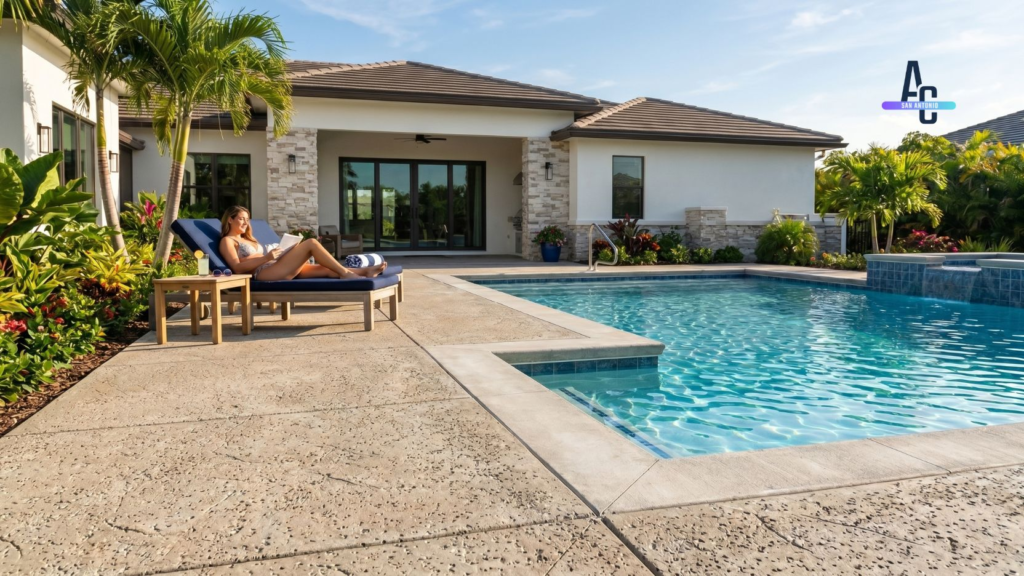 Concrete Pool Deck Safety Comfort & Slip Resistance 
