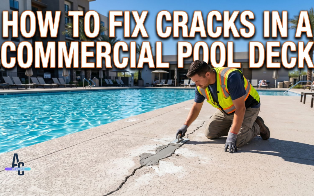 How To Fix Cracks In A Commercial Pool Deck