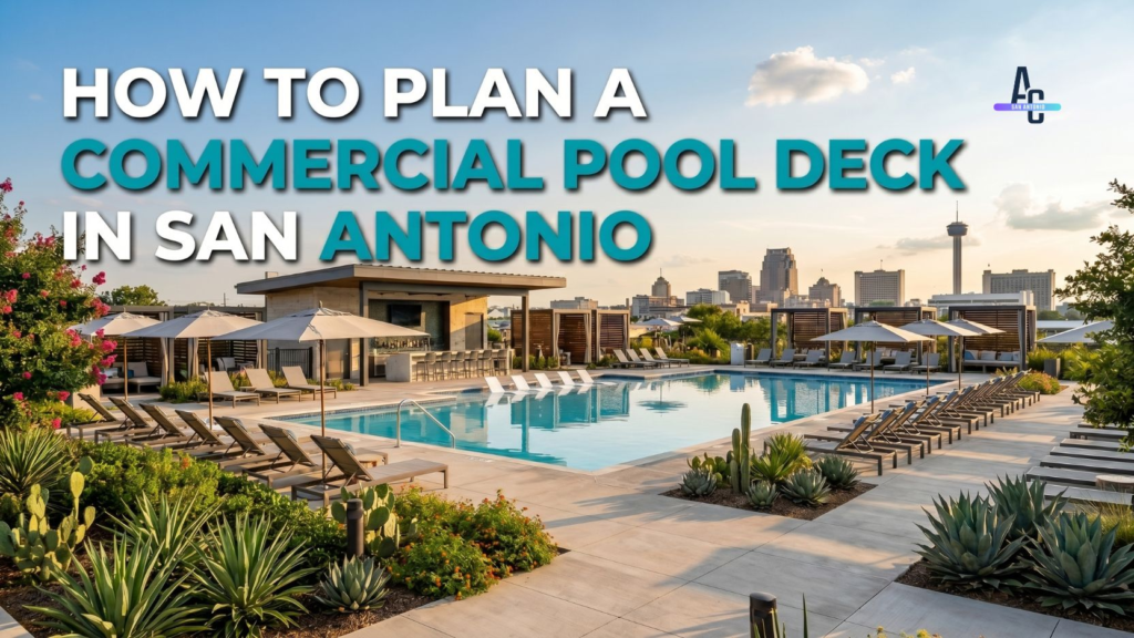 How To Plan A Commercial Pool Deck In San Antonio