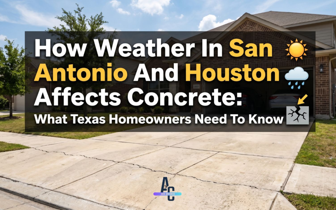 How Weather In San Antonio And Houston Affects Concrete: What Texas Homeowners Need To Know