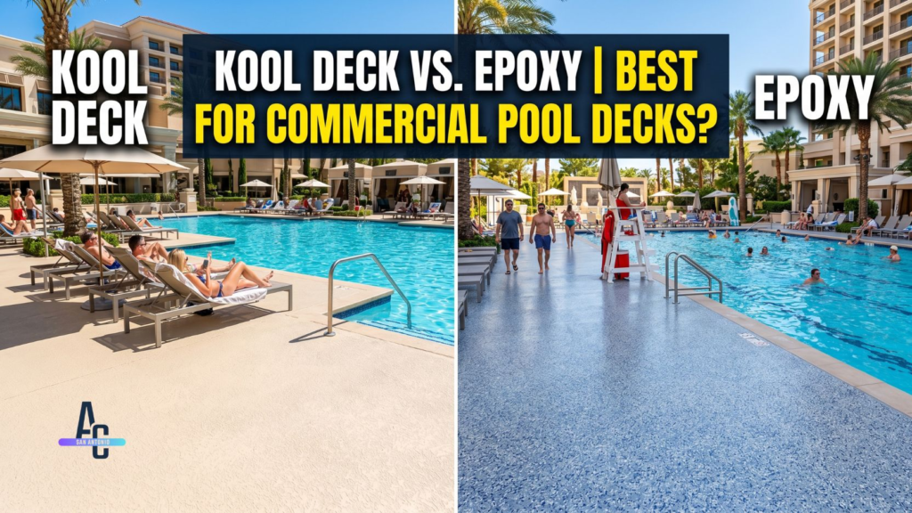 Kool Deck VS. Epoxy | Best For Commercial Pool Decks