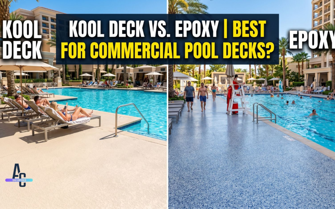 Kool Deck VS. Epoxy | Best For Commercial Pool Decks?