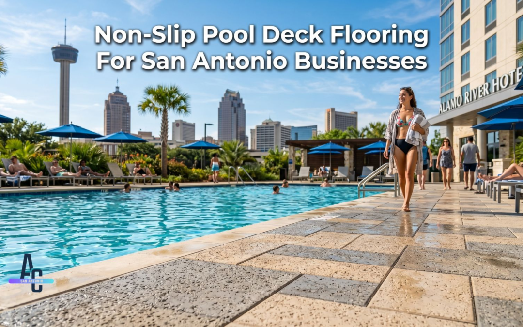 Non-Slip Pool Deck Flooring For San Antonio Businesses