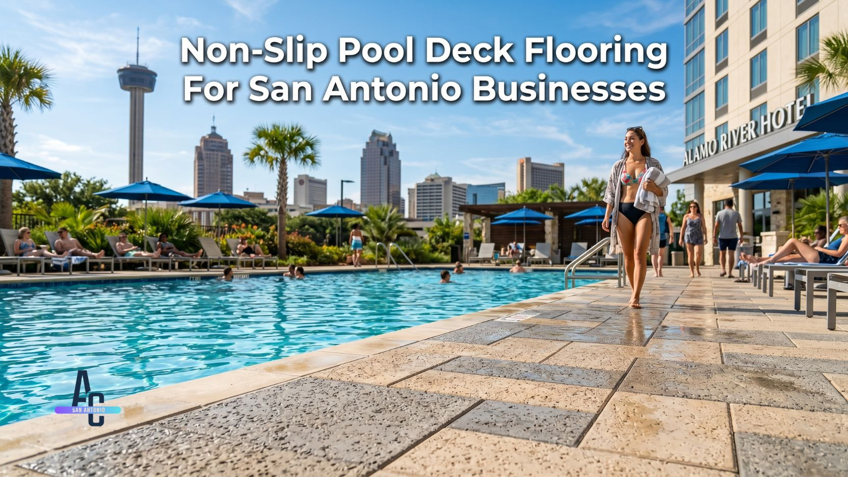 Non-Slip Pool Deck Flooring For San Antonio Businesses
