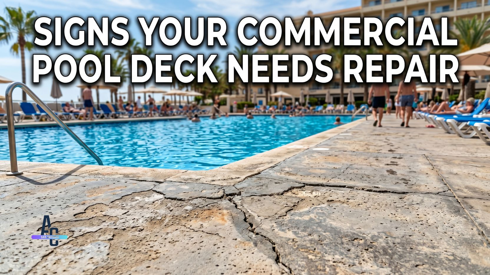 Signs Your Commercial Pool Deck Needs Repair
