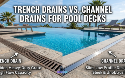 Trench Drains VS. Channel Drains For Pool Decks