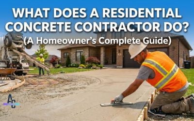 What Does A Residential Concrete Contractor Do? (A Homeowner’s Complete Guide)