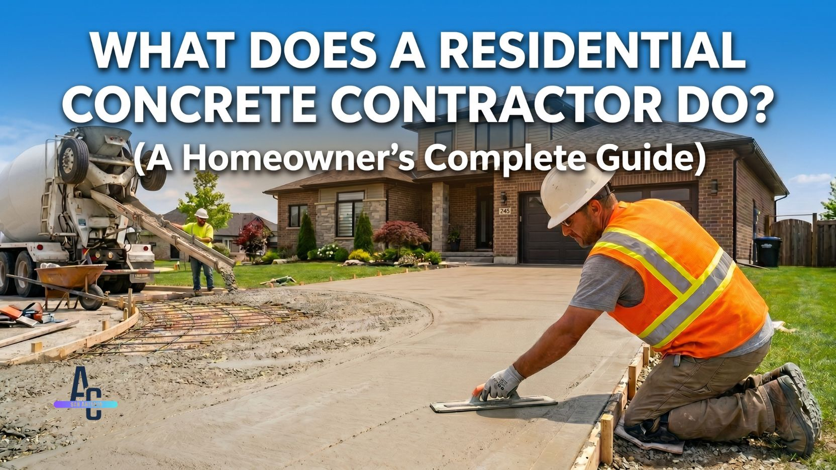 What Does a Residential Concrete Contractor Do