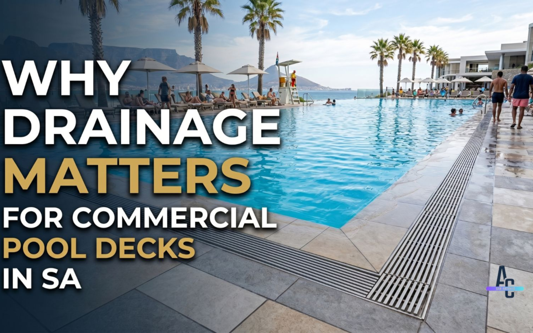Why Drainage Matters For Commercial Pool Decks In SA