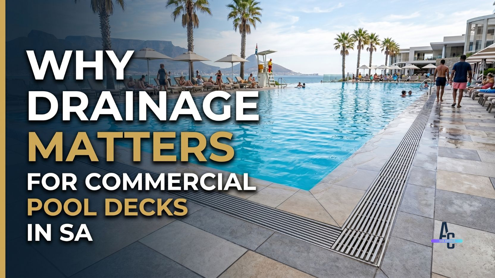 Why Drainage Matters For Commercial Pool Decks In SA