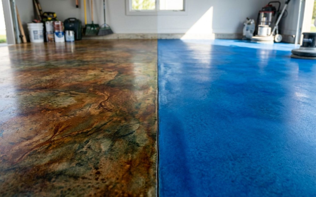 Acid Stain VS Water-Based Concrete Stain: Which Is Better?
