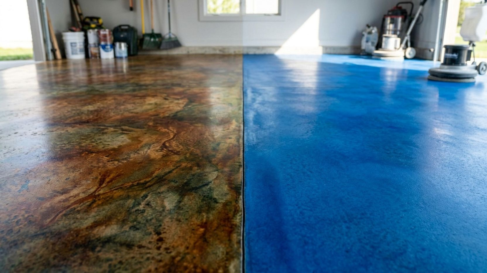 Acid Stain vs Water-Based Concrete Stain Which Is Better Acid Stain vs Water-Based Concrete Stain: Which Is Better