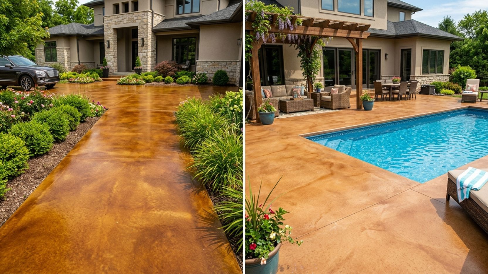 Best Concrete Surfaces for Staining Around Your Home